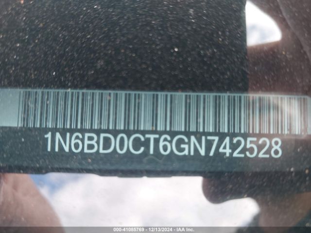 1N6BD0CT6GN742528 Nissan FRONTIER S