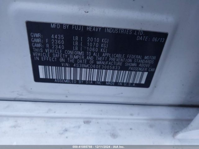 4S3BMCD60E3005833 Subaru Legacy 2.5i Premium