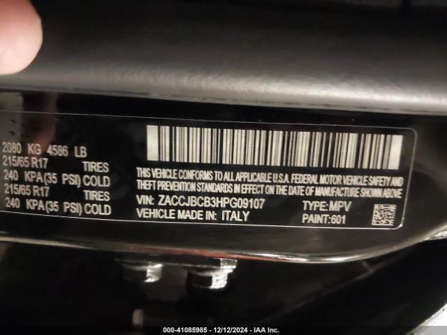 ZACCJBCB3HPG09107 Jeep Renegade Trailhawk 4x4