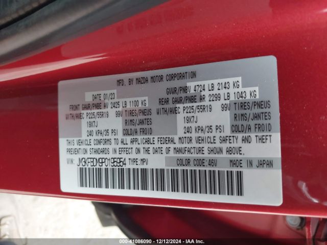 JM3KFBDM9P0195954 Mazda Cx-5 2.5 S Premium