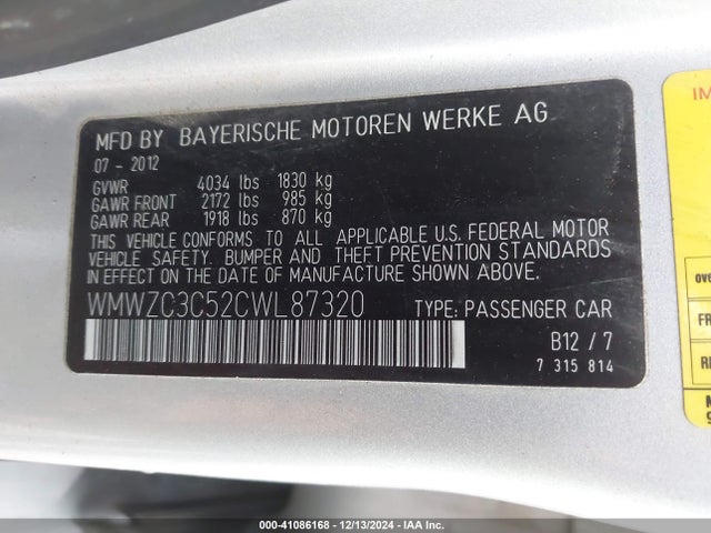 2012 MINI COOPER S COUNTRYMAN WMWZC3C52CWL87320 Photo 8