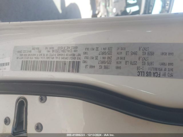 3C4NJCBB4JT293148 Jeep Compass Latitude Fwd