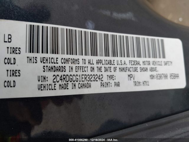 2C4RDGCG1ER323242 Dodge Grand Caravan Sxt
