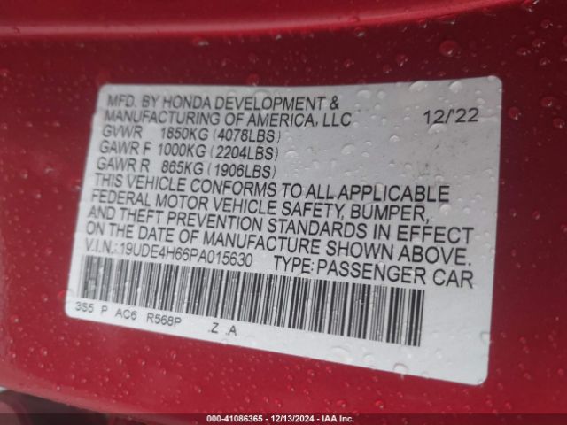 19UDE4H66PA015630 Acura Integra A-spec W/ Technology