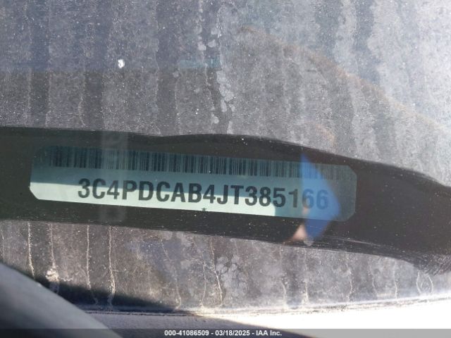 3C4PDCAB4JT385166 Dodge JOURNEY SE
