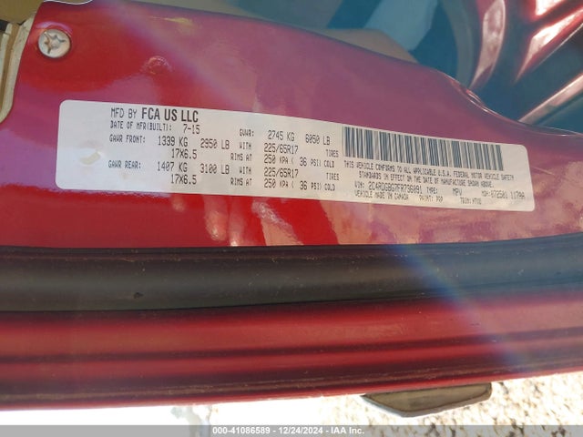 2C4RDGBG7FR736091 Dodge Grand Caravan American Value Pkg