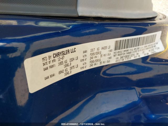 2008 CHRYSLER PT CRUISER 3A8FY58B38T152741 Photo 8