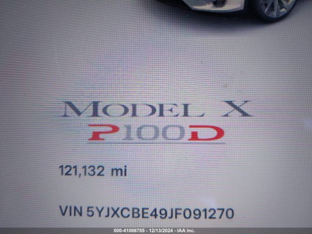 5YJXCBE49JF091270 Tesla Model X 100d/75d/p100d