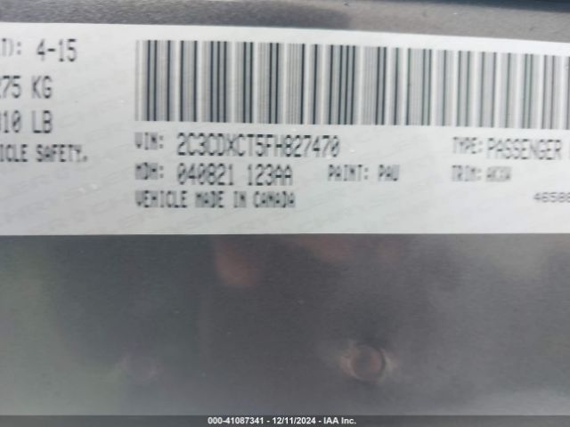 2C3CDXCT5FH827470 Dodge CHARGER R/T
