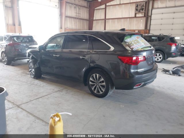 2014 ACURA MDX 5FRYD4H49EB003962 Photo 2