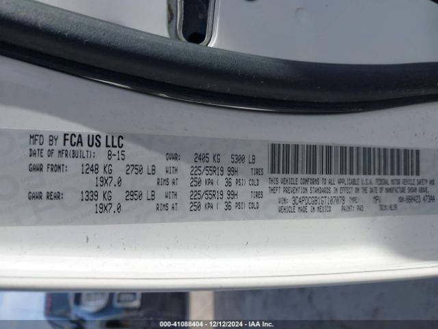 3C4PDCGB1GT107079 Dodge Journey Crossroad Plus