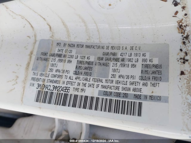 3MVDMACL3MM204956 Mazda Cx-30 Preferred