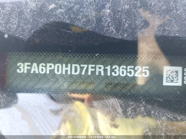 Ford FUSION SE 2015 3FA6P0HD7FR136525 Image 9