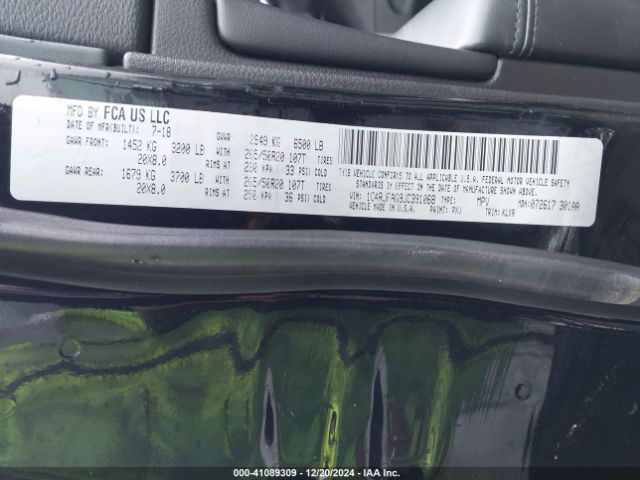 1C4RJFAG9JC391068 Jeep Grand Cherokee Altitude 4x4