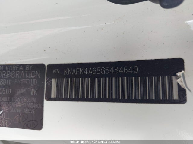KIA FORTE LX 2016 KNAFK4A68G5484640 Image 9