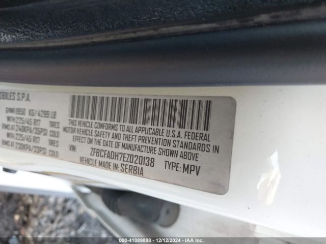 ZFBCFADH7EZ020138 Fiat 500L TREKKING