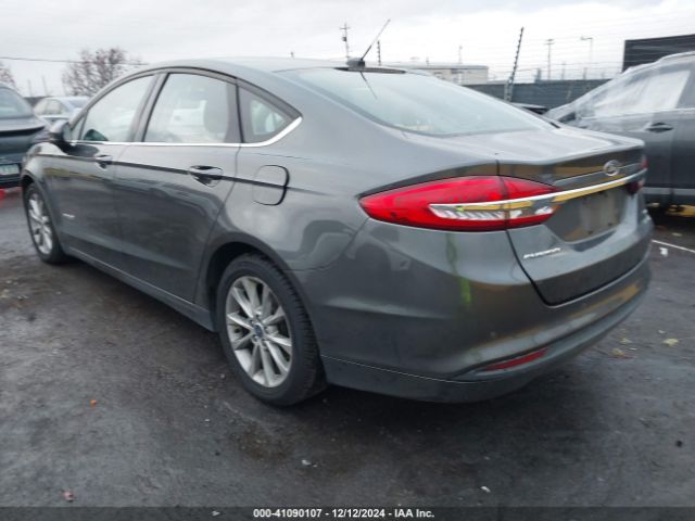 3FA6P0LU3HR248233 Ford Fusion Hybrid Se