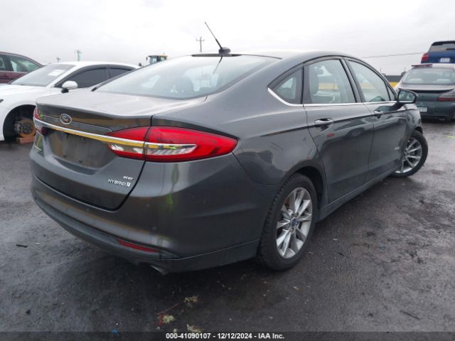 3FA6P0LU3HR248233 Ford Fusion Hybrid Se