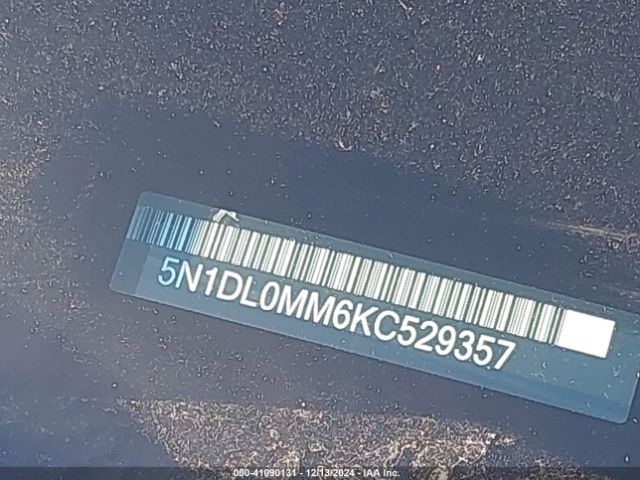 5N1DL0MM6KC529357 Infiniti Qx60 Luxe/pure
