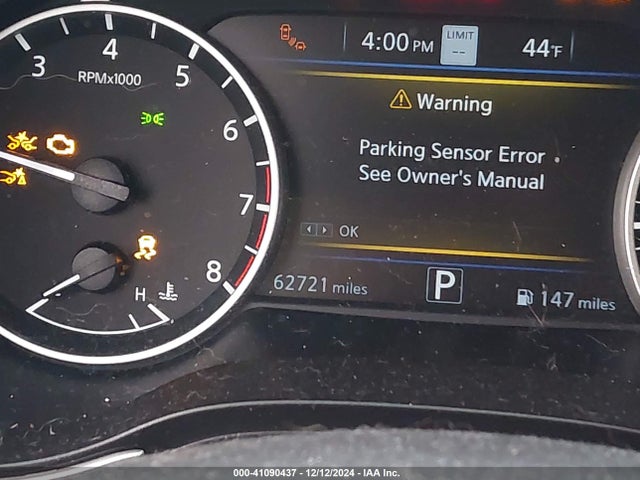 Nissan Maxima Sl Xtronic Cvt 2020 1N4AA6DV8LC372754 Image 16