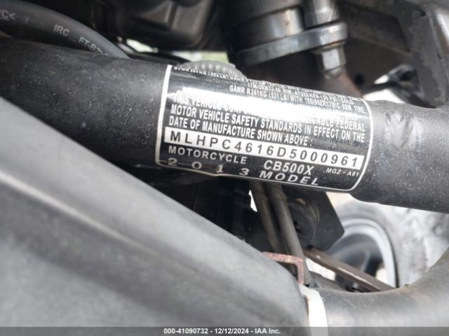 2013 HONDA CB500 MLHPC4616D5000961 Photo 9