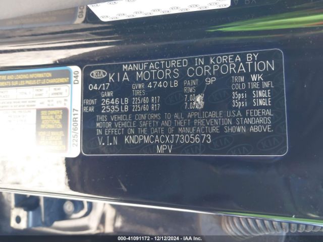 KNDPMCACXJ7305673 KIA Sportage Lx