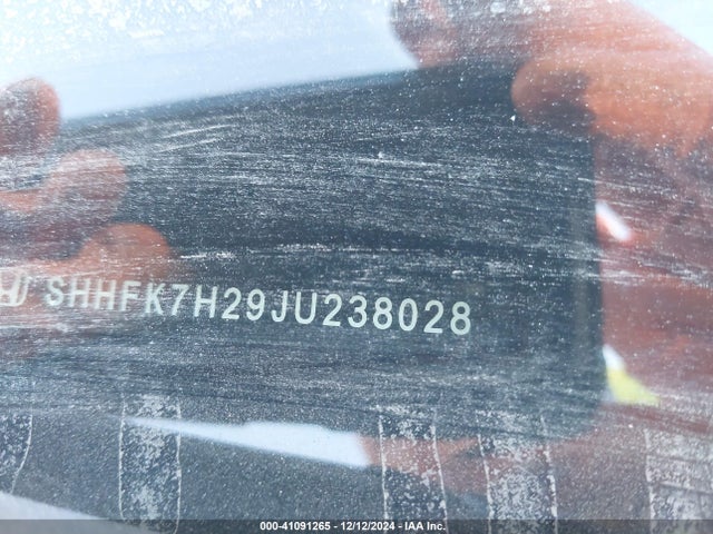 Honda Civic Lx 2018 SHHFK7H29JU238028 Image 9