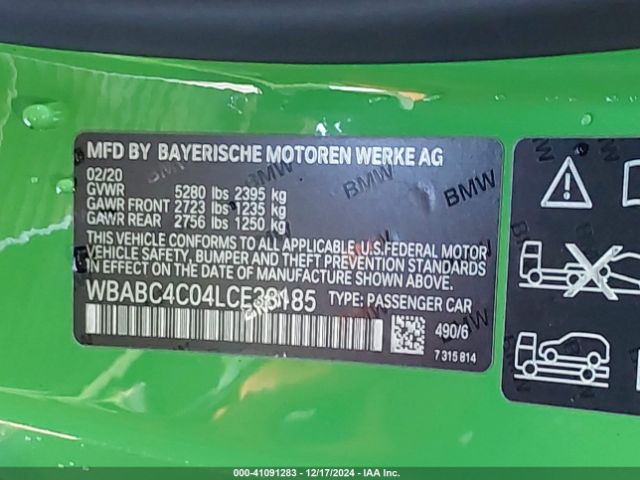 2020 BMW M850I WBABC4C04LCE38185 Photo 8