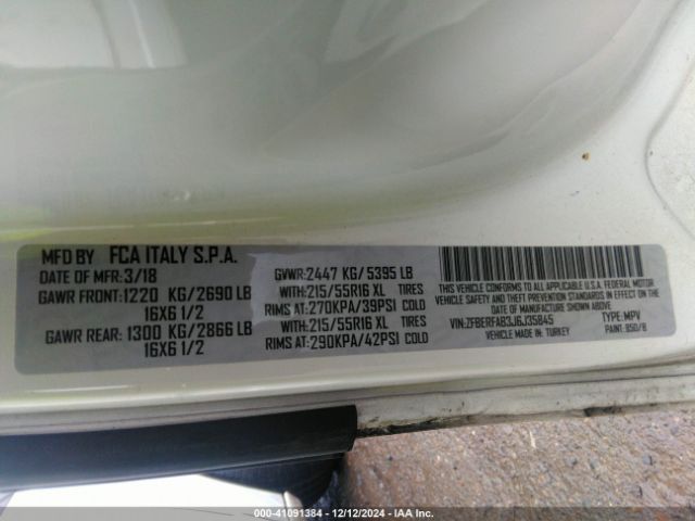 ZFBERFAB3J6J35845 RAM Promaster City Tradesman