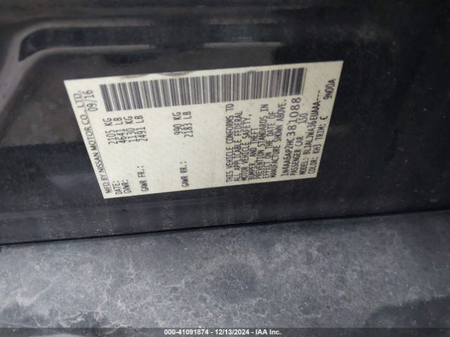 1N4AA6AP2HC381088 Nissan Maxima