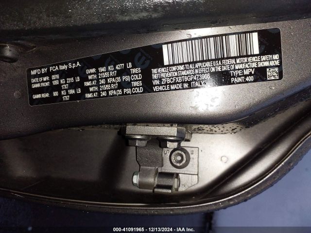2016 FIAT 500X ZFBCFXBT6GP473966 Photo 8