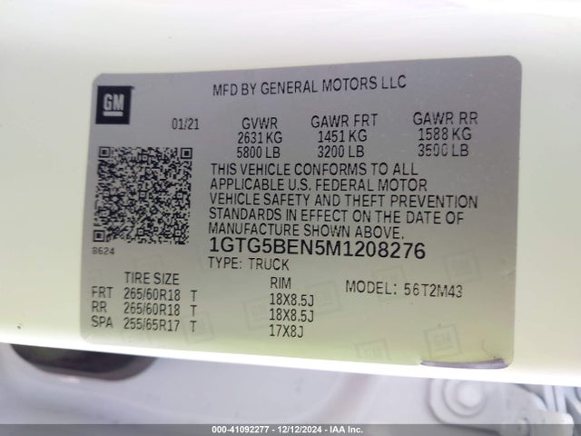 1GTG5BEN5M1208276 GMC Canyon 2wd  Short Box Elevation Standard