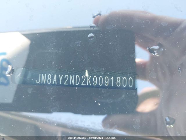 JN8AY2ND2K9091800 Nissan Armada Sl