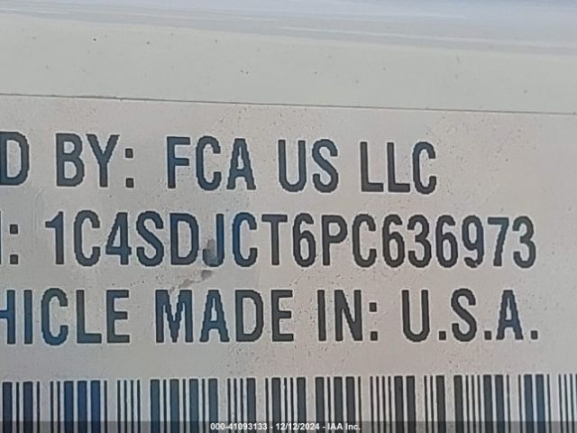 1C4SDJCT6PC636973 Dodge Durango R/t Plus Awd