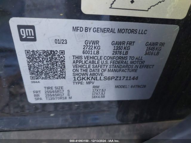 1GKKNLLS6PZ171144 GMC Acadia Awd At4