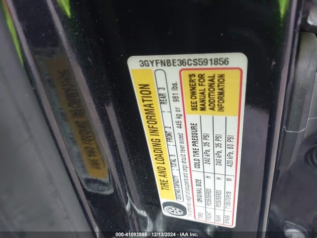 2012 CADILLAC SRX 3GYFNBE36CS591856 Photo 8