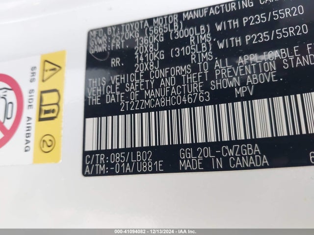 Lexus RX 350 2017 2T2ZZMCA8HC046763 Image 9