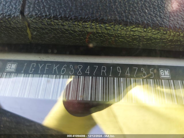 2007 CADILLAC ESCALADE 1GYFK63847R194735 Photo 8