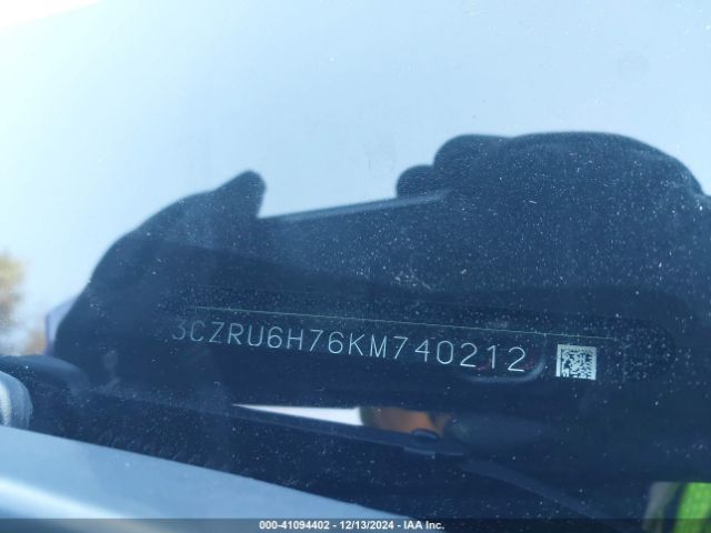 3CZRU6H76KM740212 Honda Hr-v Ex-l