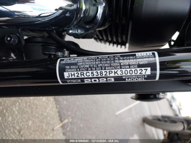 2023 HONDA VT750 JH2RC5382PK300027 Photo 9