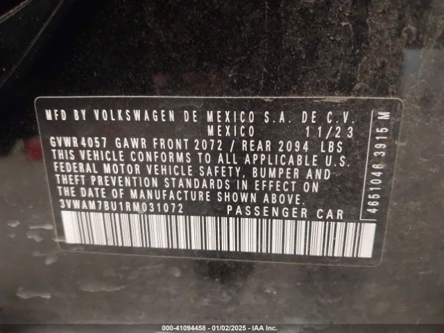 2024 VOLKSWAGEN JETTA 3VWAM7BU1RM031072 Photo 8