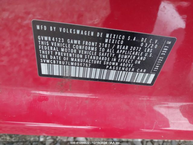 2020 VOLKSWAGEN JETTA 3VWCB7BU7LM056757 Photo 8