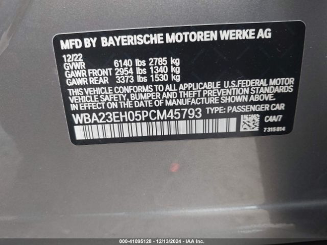2023 BMW 740 WBA23EH05PCM45793 Photo 8