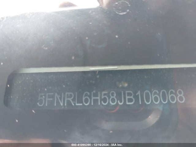 Honda ODYSSEY EX 2018 5FNRL6H58JB106068 Image 9