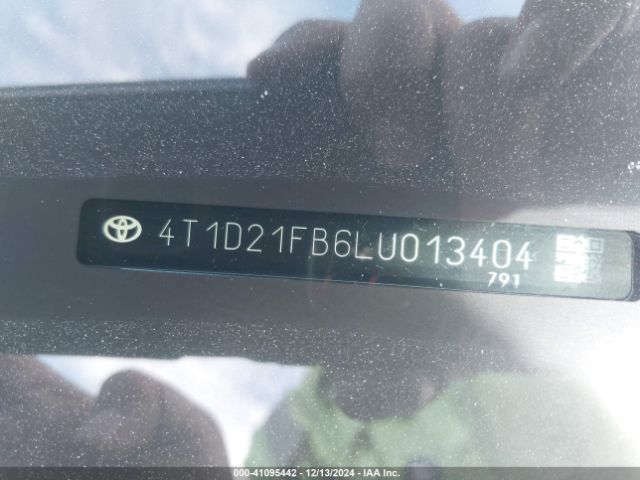 4T1D21FB6LU013404 Toyota Avalon Hybrid Limited