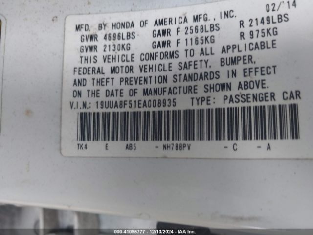 19UUA8F51EA008935 Acura Tl 3.5