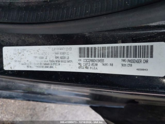 1C3CDZAB6EN154555 Dodge AVENGER SE