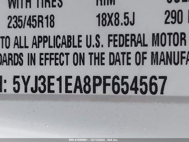 2023 TESLA MODEL 3 5YJ3E1EA8PF654567 Photo 8
