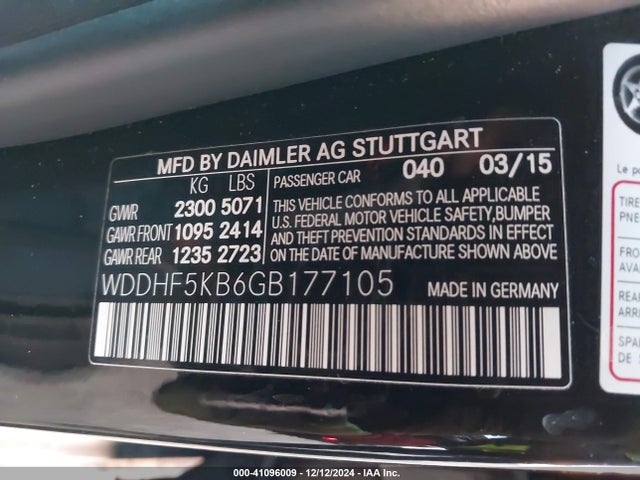 Mercedes-Benz E 350 2016 WDDHF5KB6GB177105 Image 9