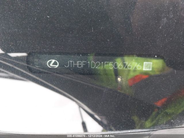 JTHBF1D21F5067676 Lexus IS 250